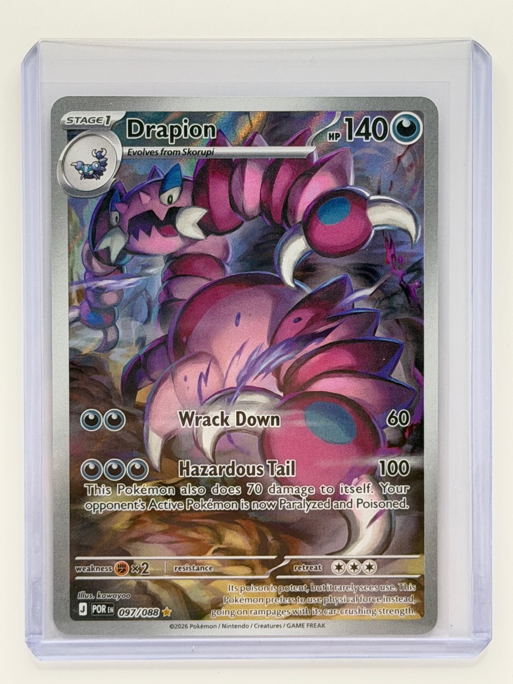 Drapion, Illustration Rare, ME03 097/088